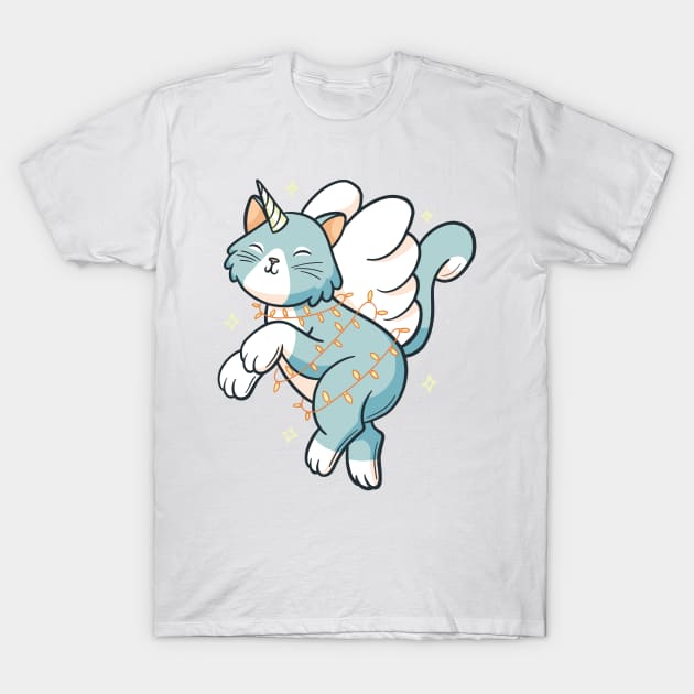 Unicorn Cat T-Shirt by MajorCompany